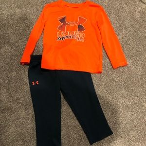 Under Armour matching set.